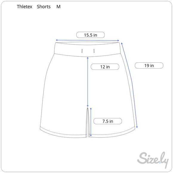 Athletex Theletex Performance Apparel Sweat Shorts Men's M Black Athletic - Picture 7 of 7